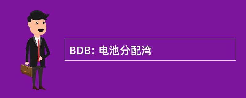 BDB: 电池分配湾