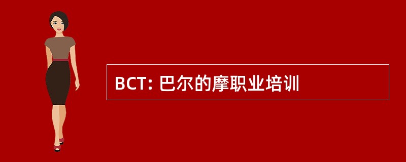 BCT: 巴尔的摩职业培训