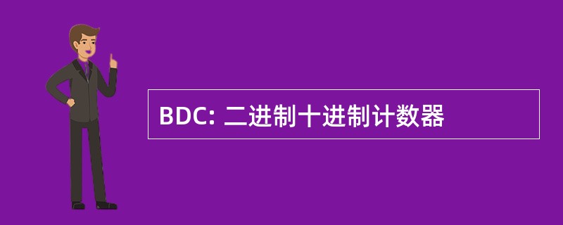 BDC: 二进制十进制计数器