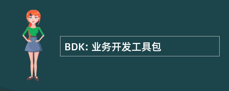 BDK: 业务开发工具包