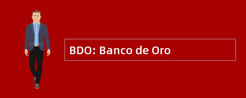 BDO: Banco de Oro