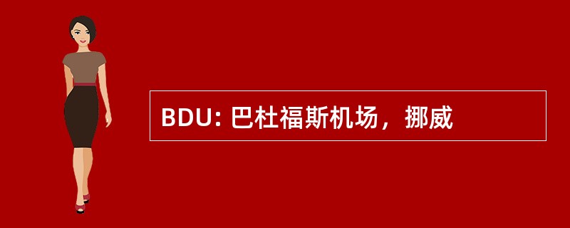 BDU: 巴杜福斯机场，挪威