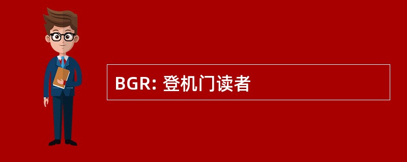 BGR: 登机门读者