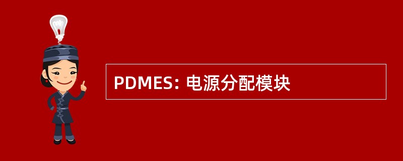 PDMES: 电源分配模块