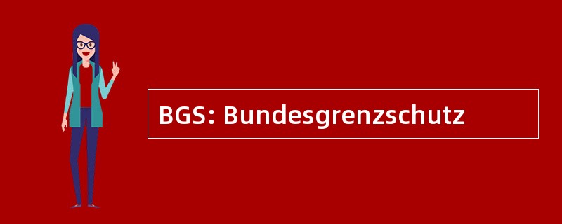 BGS: Bundesgrenzschutz