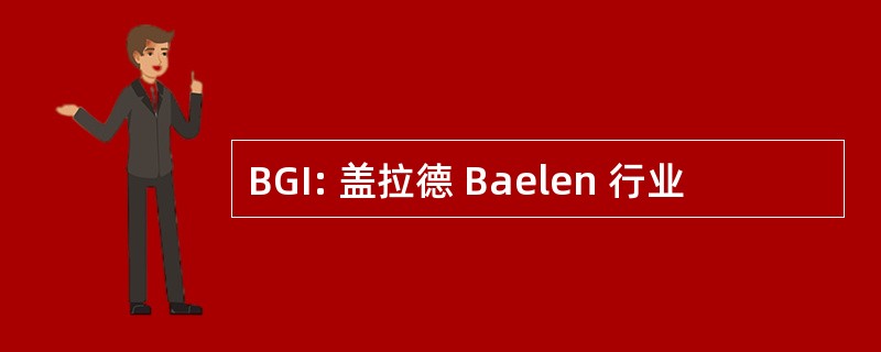 BGI: 盖拉德 Baelen 行业