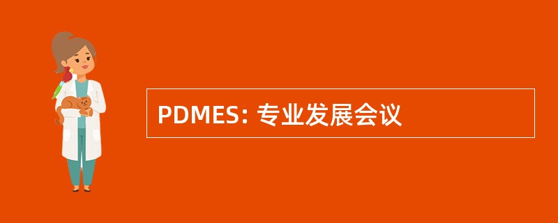 PDMES: 专业发展会议