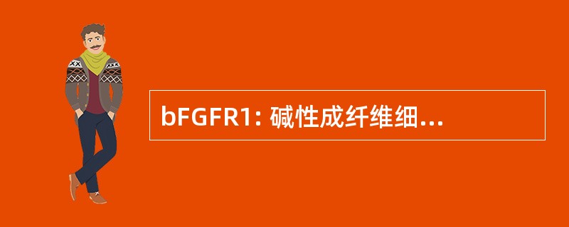 bFGFR1: 碱性成纤维细胞生长因子受体 1