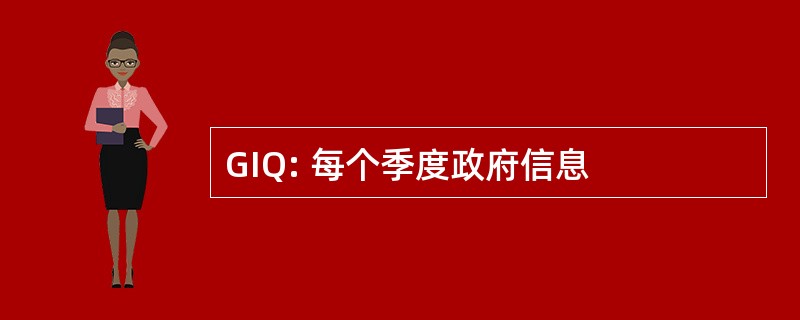 GIQ: 每个季度政府信息