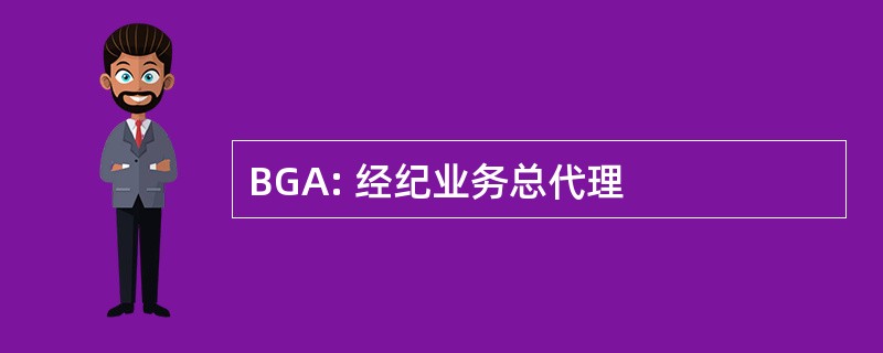 BGA: 经纪业务总代理