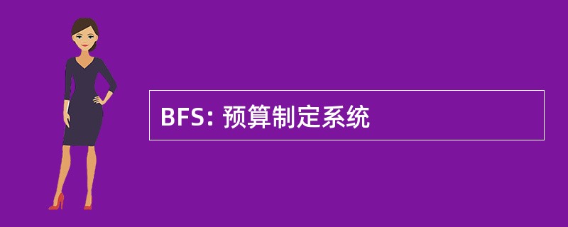 BFS: 预算制定系统