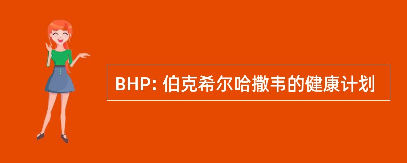 BHP: 伯克希尔哈撒韦的健康计划