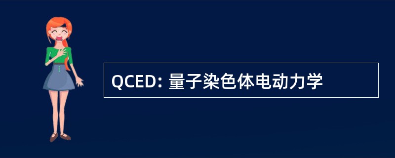 QCED: 量子染色体电动力学