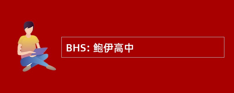 BHS: 鲍伊高中