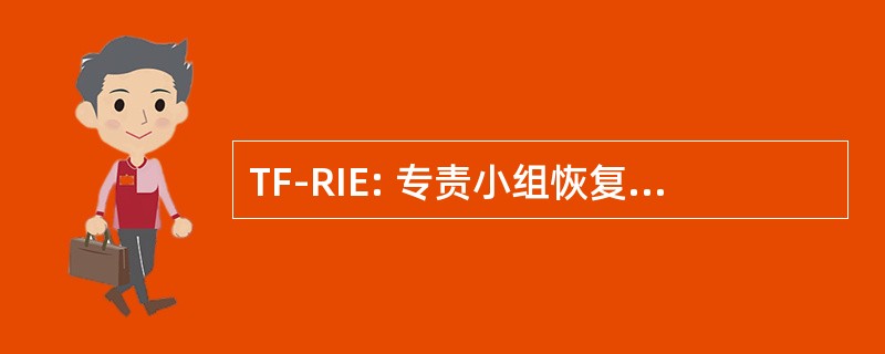 TF-RIE: 专责小组恢复伊拉克的电力