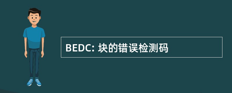 BEDC: 块的错误检测码