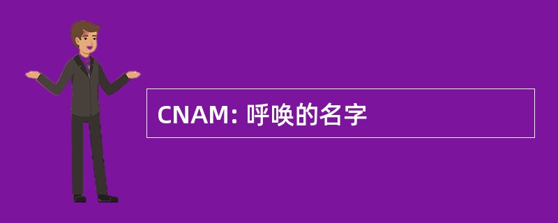 CNAM: 呼唤的名字