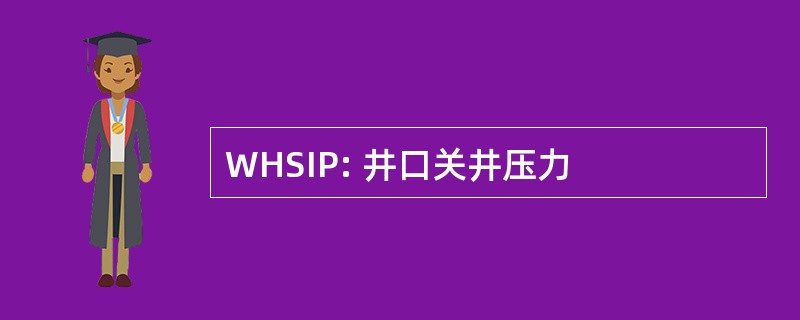 WHSIP: 井口关井压力