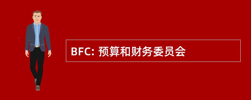 BFC: 预算和财务委员会