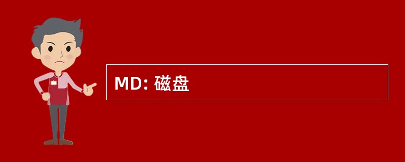 MD: 磁盘