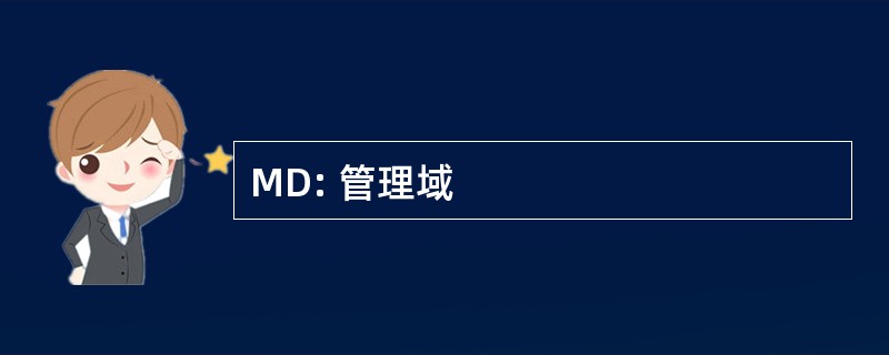 MD: 管理域