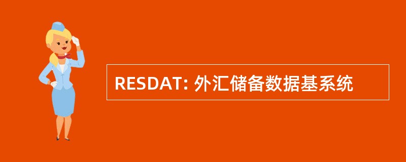 RESDAT: 外汇储备数据基系统