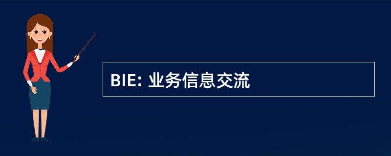 BIE: 业务信息交流