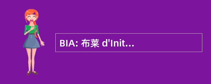 BIA: 布莱 d&#039;Initiation AÃ © ronautique