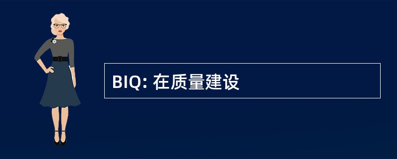 BIQ: 在质量建设