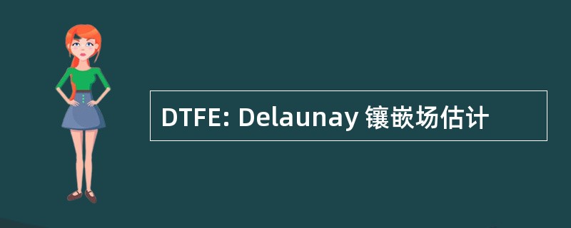 DTFE: Delaunay 镶嵌场估计