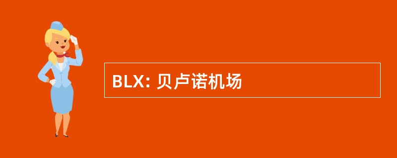 BLX: 贝卢诺机场