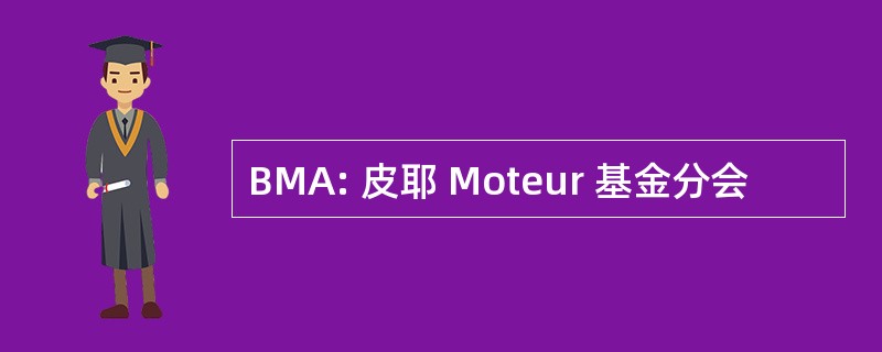 BMA: 皮耶 Moteur 基金分会