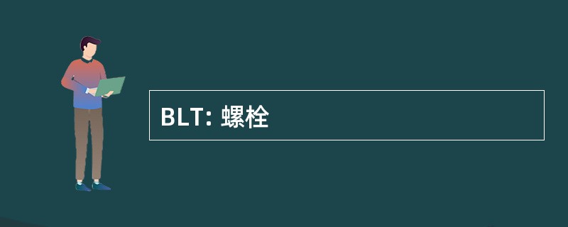 BLT: 螺栓