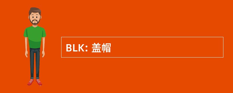 BLK: 盖帽