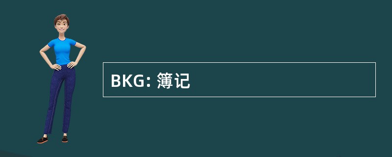 BKG: 簿记