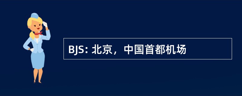 BJS: 北京，中国首都机场