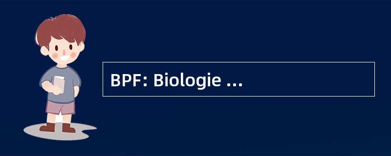 BPF: Biologie et PathogÃ © nicitÃ © Fongiques