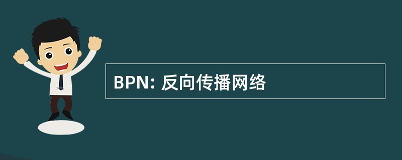 BPN: 反向传播网络