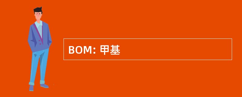 BOM: 甲基