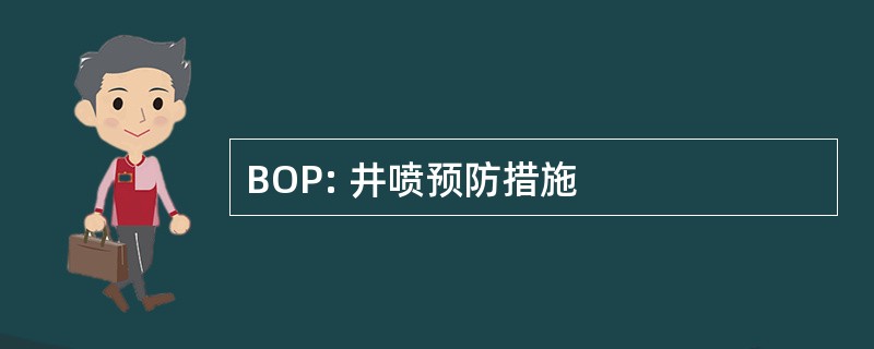 BOP: 井喷预防措施