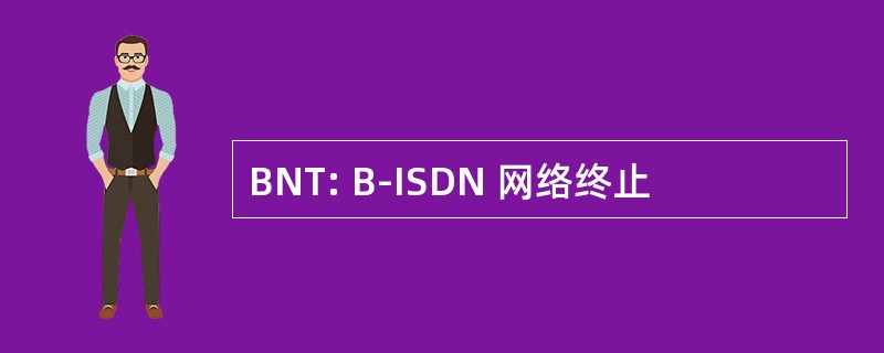 BNT: B-ISDN 网络终止