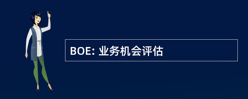 BOE: 业务机会评估