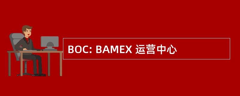 BOC: BAMEX 运营中心