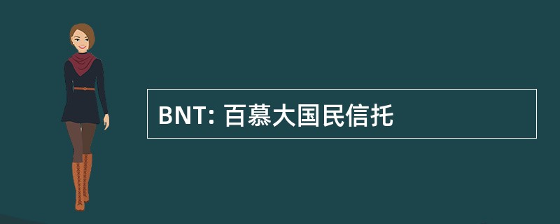 BNT: 百慕大国民信托