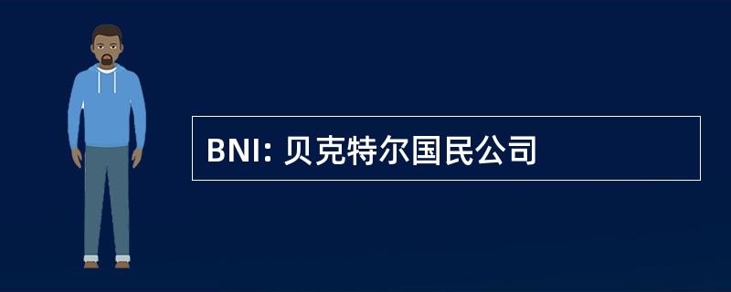 BNI: 贝克特尔国民公司