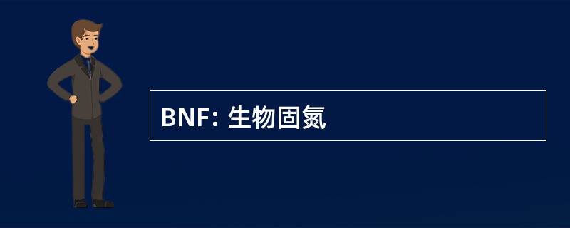 BNF: 生物固氮