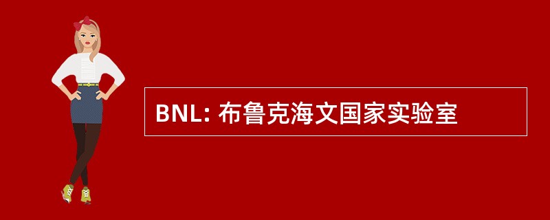 BNL: 布鲁克海文国家实验室