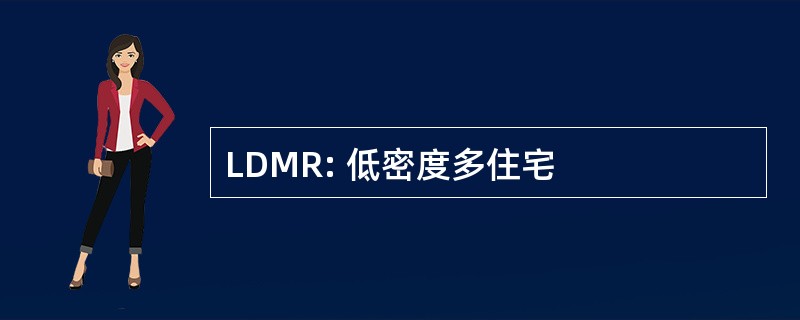 LDMR: 低密度多住宅