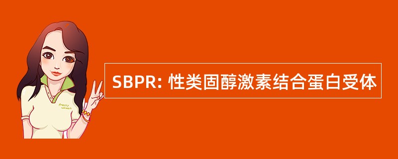 SBPR: 性类固醇激素结合蛋白受体