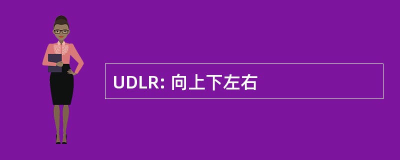 UDLR: 向上下左右